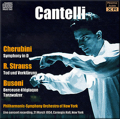 CANTELLI conducts Cherubini, Richard Strauss, Busoni (1954) - PASC343