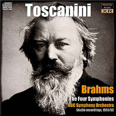 TOSCANINI conducts BRAHMS Complete Symphonies (1951/52) - PASC349