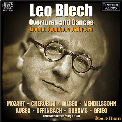 LEO BLECH Overtures and Dances (1931) - PASC354