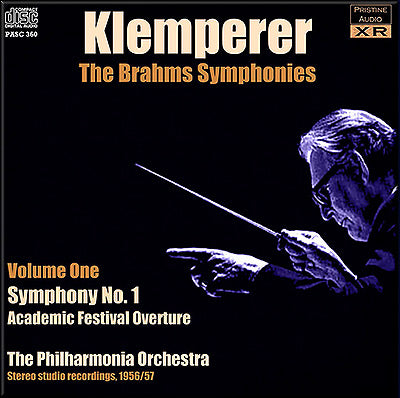 KLEMPERER conducts Brahms Symphonies Volume 1 (1956/57) - PASC360