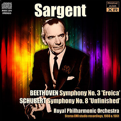 SARGENT conducts Beethoven and Schubert (1960/61) - PASC374