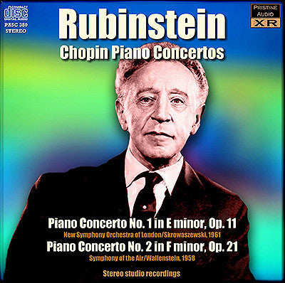 RUBINSTEIN plays the Chopin Piano Concertos (1958/61