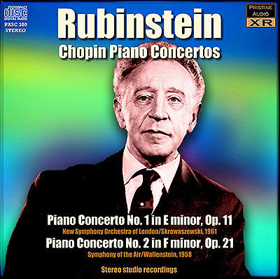 RUBINSTEIN plays the Chopin Piano Concertos (1958/61) - PASC380