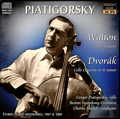 PIATIGORSKY plays Walton and Dvorák Cello Concertos (1957/60) - PASC398