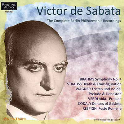 DE SABATA Complete Berlin Philharmonic Recordings (1939) - PASC404