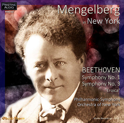 MENGELBERG Beethoven: Symphonies Nos 1 & 3 (New York, 1930) - PASC412