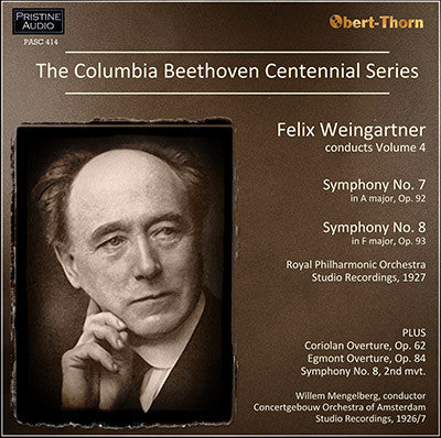 The Columbia Beethoven Centennial Symphony Series, Volume 4 (1926/27) - PASC414