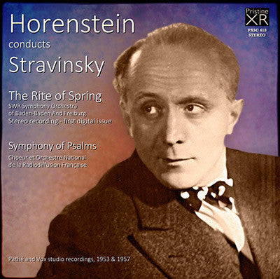 HORENSTEIN Stravinsky: The Rite of Spring; Symphony of Psalms (1953/57) - PASC418
