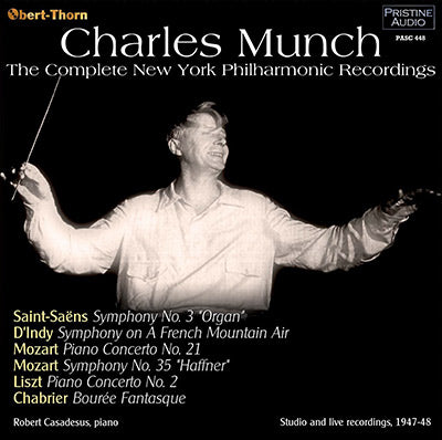 MUNCH The Complete New York Philharmonic Recordings (1947/48) - PASC448