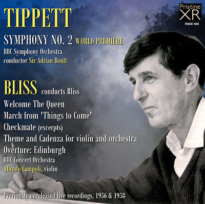TIPPETT Symphony No. 2 - BLISS Music For Lighter Mood (1956/58) - PASC460