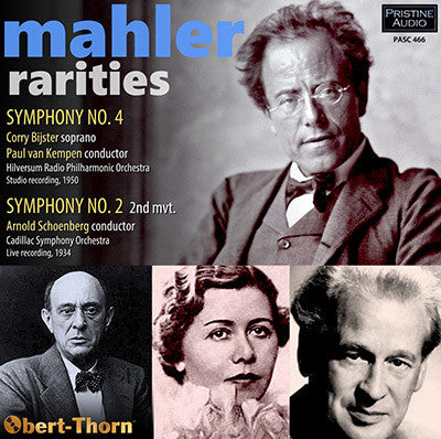 SCHOENBERG, KEMPEN Mahler Rarities: Symphonies 2 & 4 (1934/50) - PASC466