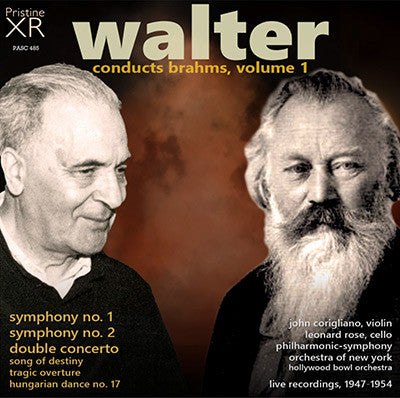 WALTER conducts Brahms, Volume 1 (1947-54) - PASC485