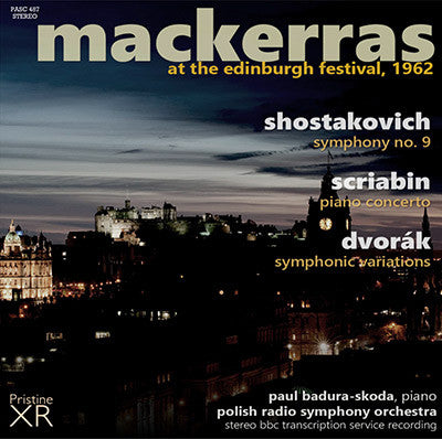 MACKERRAS at the Edinburgh Festival: Shostakovich, Scriabin, Dvorák (1962) - PASC487