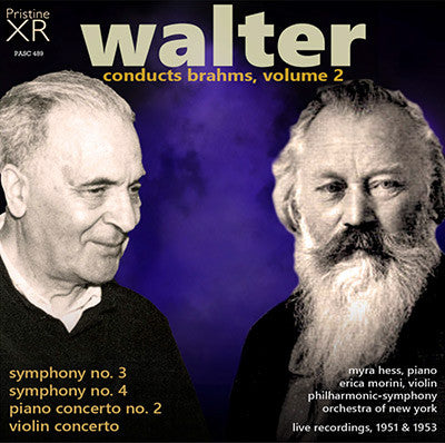 WALTER conducts Brahms, Volume 2 (1951/53) - PASC489
