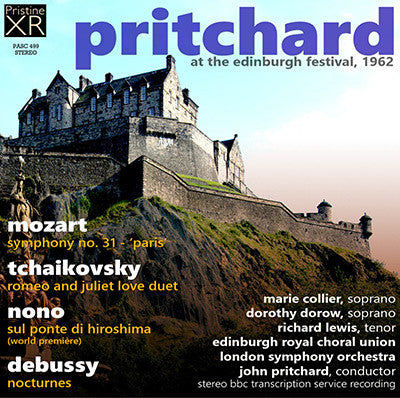 PRITCHARD in Edinburgh: Mozart, Tchaikovsky, Nono, Debussy (1962) - PASC499
