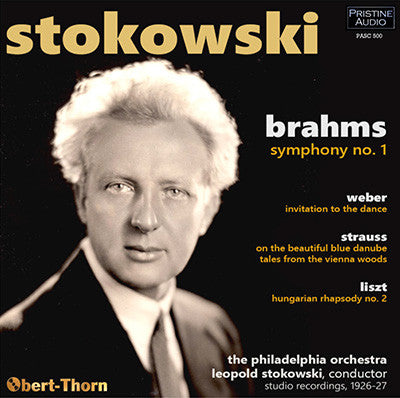 STOKOWSKI Brahms: Symphony No. 1 (1927) - PASC500
