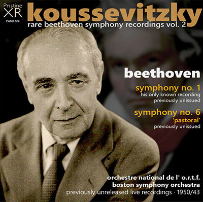 KOUSSEVITZKY Rare Beethoven Symphony Recordings Vol. 2 (1950/44) - PASC522