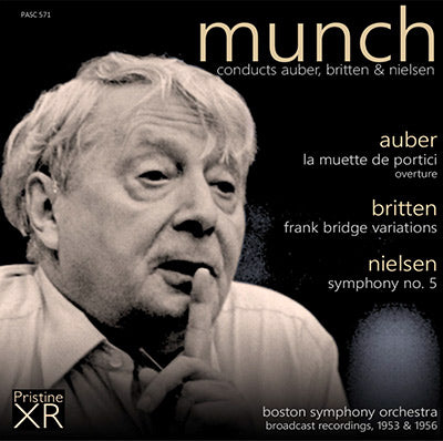 MUNCH conducts Auber, Britten & Nielsen (1953/56) - PASC572