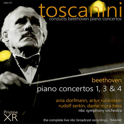 TOSCANINI Beethoven Piano Concertos: The Complete NBC Broadcasts (1944/46) - PASC577