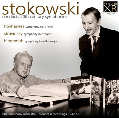STOKOWSKI conducts C20 Symphonies - Hovhaness, Stravinsky, Hindemith (1942/3) - PASC587