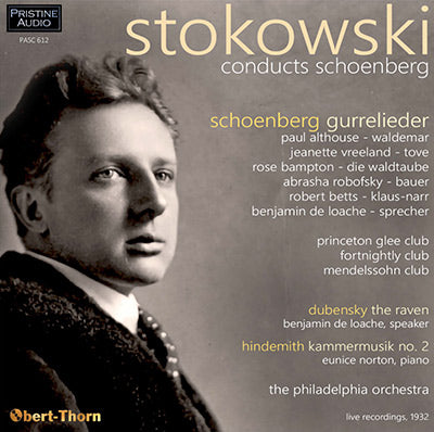 STOKOWSKI Schoenberg: Gurrelieder - Dubensky: The Raven - Hindemith: Kammermusik No. 2 (1932) - PASC612