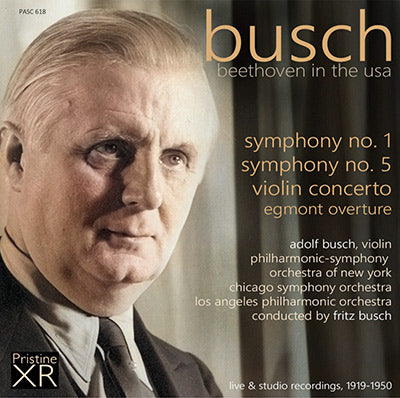 BUSCH Beethoven in the USA (1919-1950) - PASC618