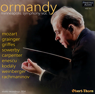 ORMANDY Complete Minneapolis Symphony, Vol. 1 (1934) - PASC652