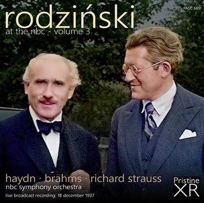 RODZIŃSKI at the NBC Vol. 3: Haydn, Brahms & Richard Strauss (1937) - PASC669